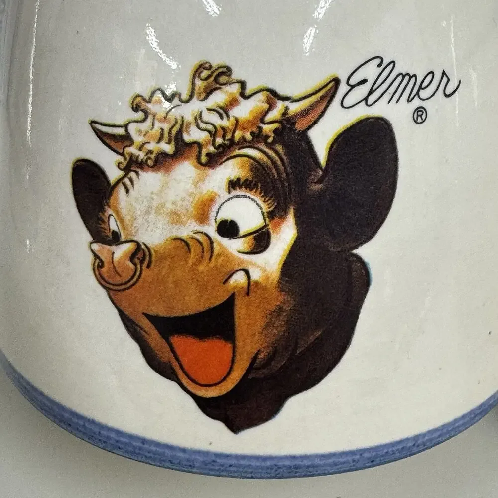 Elsie & Elmer Cream & Sugar Set Ceramic - Unmarked